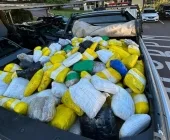 Carro com quase meia tonelada de drogas é apreendido após perseguição em Toledo