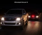 Falsos policiais roubam caminhonete na BR-163 entre Mercedes e Guaíra