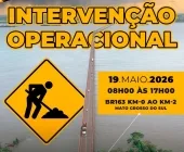 Obras na BR-163 no MS impactarão trânsito em Guaíra nesta terça-feira