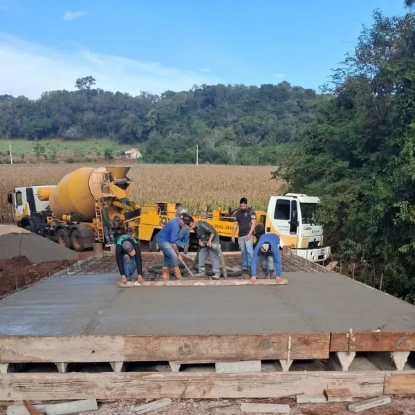 Ponte entre Mercedes e Marechal Rondon é concretada
