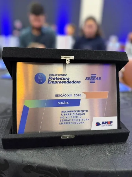 Guaíra conquista Selo Diamante da Sala do Empreendedor e recebe reconhecimento nacional em Brasília