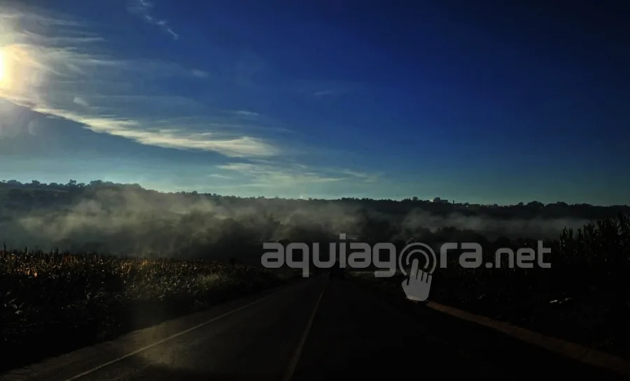 Neblina densa provoca capotamento de veículo em Marechal Rondon