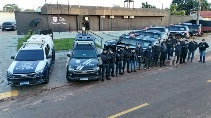 Operação contra furtos de caminhonetes cumpre mandados em Guaíra e no MS