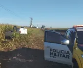 Saveiro capota na PR-182 entre Maripá e Toledo