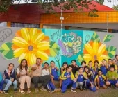 Oficina de Arte Grafite une criatividade, sustentabilidade e valorização dos espaços públicos em Guaíra
