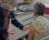 Idosos participam de ação de saúde nas USFs Parque Hortência e São Domingos, em Guaíra