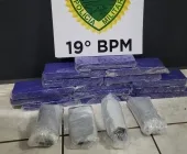 Passageiro é preso transportando mais de 12 quilos de drogas em táxi, em Guaíra