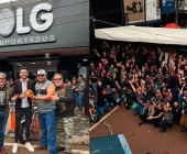 Encontro histórico de Harley-Davidson na LG Importados reúne motociclistas de várias cidades e movimenta Salto del Guairá