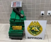 BPFRON, PRF e Força Nacional apreendem drogas na Ponte Ayrton Senna