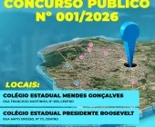 Provas do concurso público de Guaíra serão realizadas neste domingo