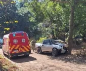 Tentativa de fuga do BPFRON termina em acidente e apreensão de 900 celulares em Toledo