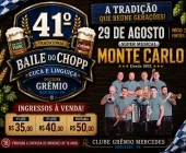 Está chegando! 41º Baile do Chopp, Cuca e Linguiça acontece dia 29 de agosto em Mercedes