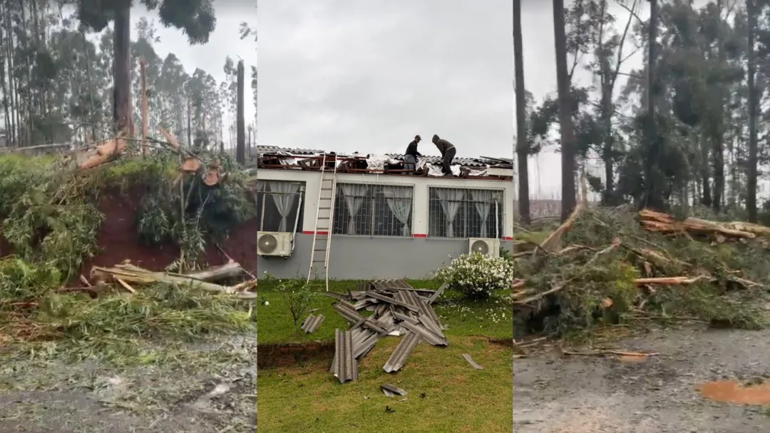 Fenômeno que destruiu escolas e plantação no Paraná é reclassificado e deixa de ser tornado, diz Simepar
