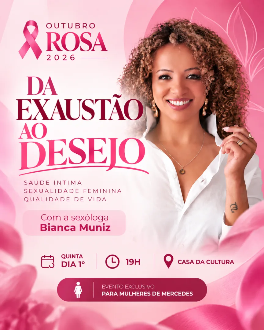 Mercedes promove encontro sobre saúde e sexualidade feminina nesta quinta
