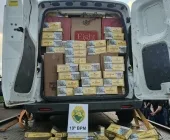 Homem é preso com Fiorino carregada de cigarros na BR-163 em Toledo