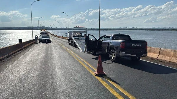 Ponte Ayrton Senna é interditada para perícia de tentativa de homicídio contra policial rodoviário