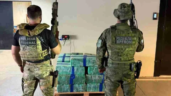 Quase 400 kg de maconha são encontrados em casa usada como depósito em Marechal Rondon