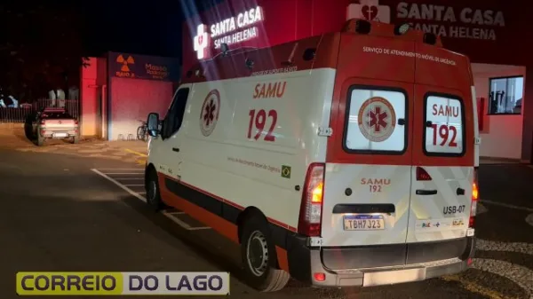 Homem é esfaqueado nas costas após agressão na Praça do Colono, em Santa Helena