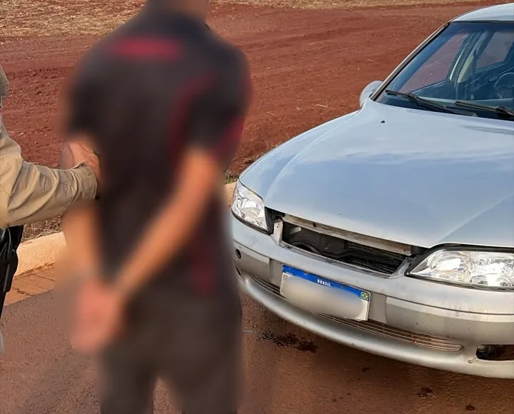 Homem é preso em Guaíra com carro furtado em Palotina