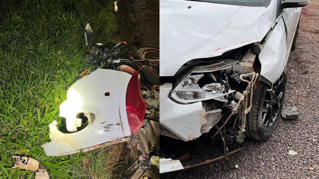 Polícia Civil apreende carro envolvido em acidente que matou motociclista na BR-369, em Corbélia