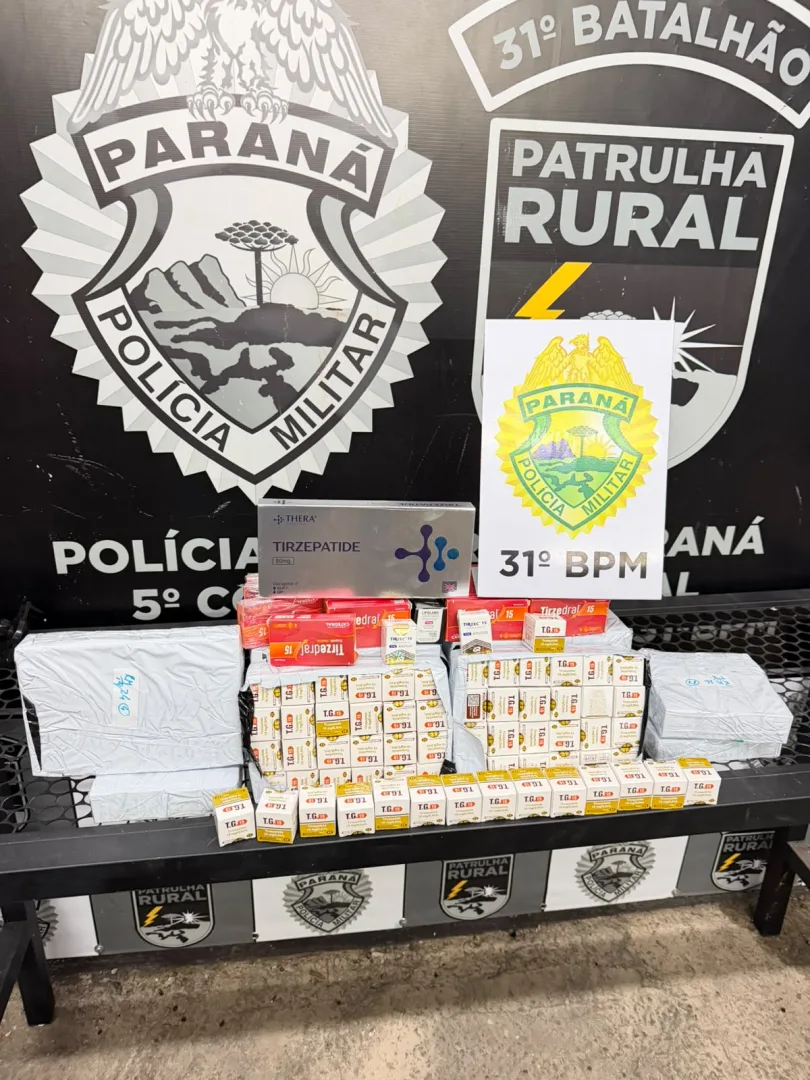 Mulher é presa com mais de 300 caixas de medicamentos contrabandeados em Corbélia