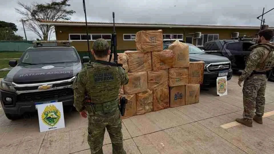 800 pacotes de cigarros contrabandeados são encontrados escondidos em mata em Mercedes