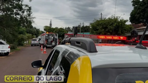 Atropelamento deixa pedestre e motociclista feridos em Santa Helena