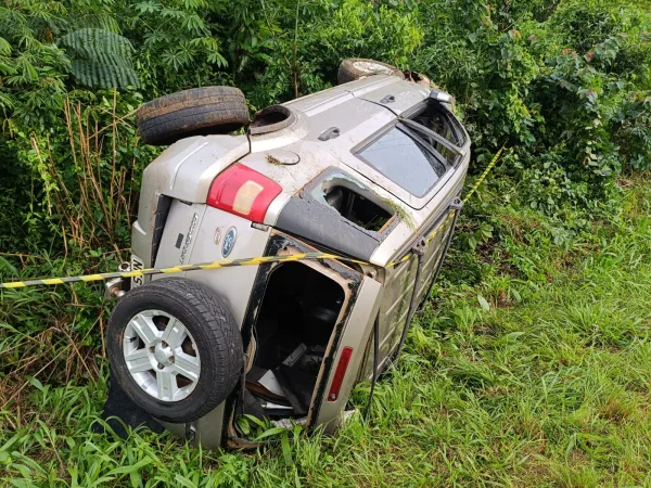 Homem morre após capotar veículo na PR-158 em Saudade do Iguaçu