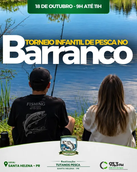Torneio de Pesca à Corvina terá competição infantil gratuita com premiação em Santa Helena