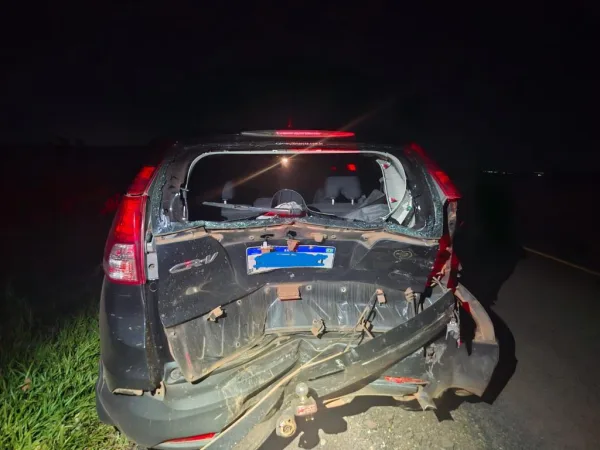 Motorista foge após bater na traseira de outro veículo entre Porto Mendes e Marechal Rondon