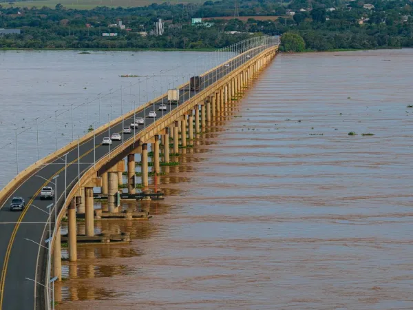 Obras noturnas na Ponte Ayrton Senna terão pausa neste final de semana