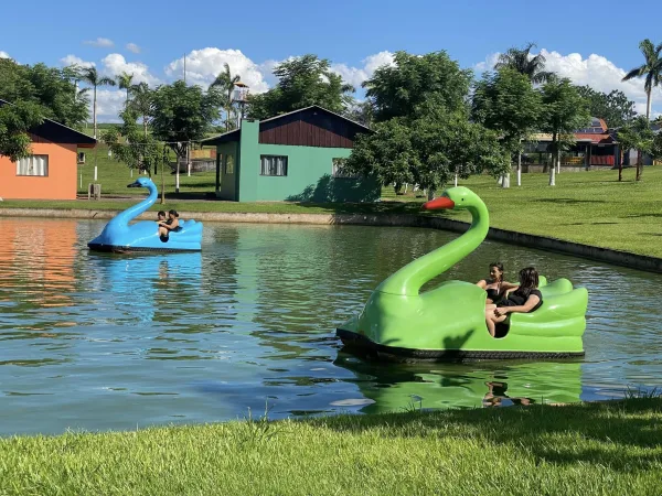 Pedalinhos na Estância Weber